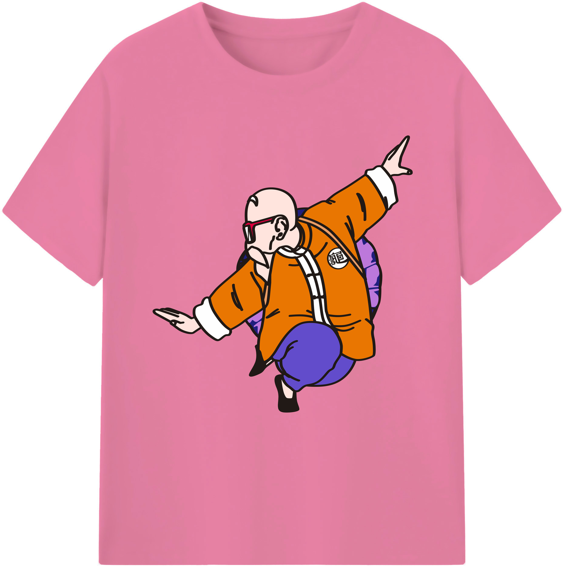 （画像用） ドラゴンボール 亀仙人（かめせんにん） DRAGON BALL Master Roshi Kame Sennin 綿100％半袖Tシャツ（フロントプリント）